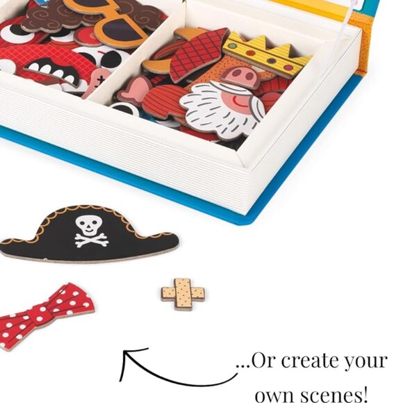 New Sealed Janod Magneti’Book Boy’s Crazy Faces-3-8 Years - Picture 11 of 16